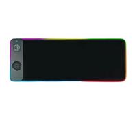 Alfombrilla de mouse RGB - Mantel individual de carga rápida RGB de 15 W, 31.5 x 11.8 pulgadas, tapete magnético antideslizante de carga rápida, para juegos, PC, teléfono móvil, reloj, escritorio