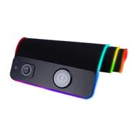 Alfombrilla de mouse RGB, mantel individual magnético RGB de 15 W, carga rápida, impermeable, 31.5 x 11.8 pulgadas, tapete antideslizante para teclado para escritorio, para juegos, PC, teléfono móvil