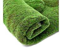 Alfombrilla de musgo artificial, simulación de plantas verdes falsas, hierba, decoración de musgo artificial, simulación de césped de planta verde, adorno en miniatura para el jardín del hogar, patio