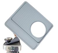 Alfombrilla de nivelación - Tablero de silicona antipolvo e impermeable | Base para prensar máquina de café de alimentos | Para casa, cocina, cafetería, bar, tienda, mostrador, fiesta, principiantes