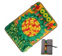 Alfombrilla de Olfateo para Perros | Alfombra Plegable De Enriquecimiento,Tapete de Alimentación por Olfateo para Perros - para Razas Pequeñas Medianas Grandes Mascotas Aburridas Patio Balcón