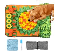 Alfombrilla de olfateo para perros y lamedores con ventosas, 70 x 50 cm, alfombrillas de alimentación interactivas para aliviar la ansiedad, juego de inteligencia para cachorros, fomenta las