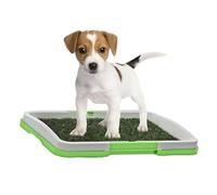 Alfombrilla de orinal para cachorro con bandeja para uso interior, diseño no lavable sin braguitas | Parche reutilizable para orinar cachorro para casa, patio, porche, entrenador