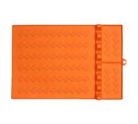 Alfombrilla de parrilla de silicona para barbacoa | Soporte para estante lateral - Alfombra Herramientas Plancha Barbacoa | Para encimera cocina casera cocina barbacoa plancha y