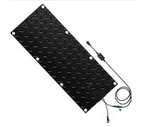 Alfombrilla de pasarela for derretir nieve entrada calefactada Conexión alfombrilla calentada PVC antideslizante con cable alimentación 6 pies y certificación UL herramientas de bricolaje