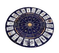 Alfombrilla de péndulos de astrología, alfombrilla de ratón de goma para adivinaciones, péndulos radiestesicos, ceremonia para decoración de escritorio, suministros de brujería, decoración de