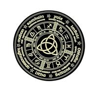 Alfombrilla de péndulos de astrología con constelaciones, alfombrilla de goma para adivinaciones, péndulos radiestesicos, ceremonia, decoración de escritorio, suministros de brujería, decoración de