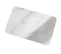 Alfombrilla de piedra de tierra de diatomeas de 40 x 30 cm, almohadilla de secado absorbente para baño y cocina para absorber rápidamente la humedad y mantener una limpieza y seca (blanco)