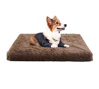 Alfombrilla de piel sintética, cama plana ortopédica para perros salchicha/Golden Retriever,cómodo colchón para perros, cama calmante para mascotas, almohadilla para perros jumbo