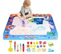 Alfombrilla de pintura de agua, Alfombrilla de agua para niños,Alfombra de agua Doodle para niños | Alfombrilla de dibujo grande para garabatos, alfombrilla de colorear educativa para niños