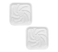 Alfombrilla de pistón - 20 x 20 cm accesorios de baño, alfombrilla protectora para inodoro y lavabo, antideslizante, higiénica, hecha de polipropileno duradero, solución versátil para zona de baño