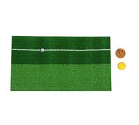 Alfombrilla de práctica de golf portátil de 28 x 50 cm, mini tapete para putter y tee, plegable, antideslizante, para entrenamiento, para interiores y exteriores, uso en césped,