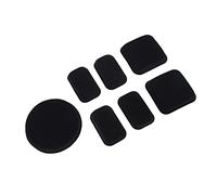 Alfombrilla de Protección para Casco, Amplia Compatibilidad Kit de Acolchado para Casco 7 Piezas Almohadilla EVA Fácil Instalación para Motocicleta (Negro)