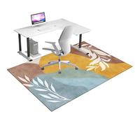 Alfombrilla de Protección para Suelos Duros, Protector Suelo Silla Ruedas, Alfombra para Silla Gaming, Tapete Protector de Suelo antiarañazos, Alfombrilla para Silla de Escritorio 100 x 120 cm