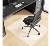 Alfombrilla de protección para suelos duros: tapete mate de 1,5 mm, protección de suelo para silla de oficina, tapete protector para parquet laminado de polipropileno (90 x 160 cm)