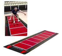 Alfombrilla de prueba de salto larga antideslizante para atletas, almohadilla de práctica de salto de pie con escala de medición, equipo de entrenamiento para adultos y niños