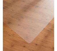 Alfombrilla de PVC de alta calidad para silla de oficina de 1,5 mm para suelos duros, protector de escritorio rectangular, varios tamaños (100 x 180 cm), antideslizante, fácil de limpiar