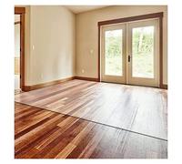 Alfombrilla de PVC resistente para silla, antideslizante, transparente, protector de suelo para oficina y hogar, 1,5 mm de grosor, tapete de vinilo transparente duradero para suelos duros y alfombras