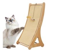 Alfombrilla De Rascado para Gatos,Juguete Interactivo contra El Aburrimiento para Gatos - Rampa Rascadora De Sisal con Juguete De Ratón para | para Interior Esquina del Salón Juego Mascotas