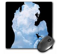 Alfombrilla de rat n 3dRose LLC de 8 x 8 x 0,25 pulgadas, Escaladores de Michigan (mp_19469_1)