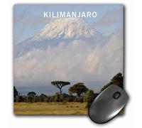 Alfombrilla de rat n 3dRose LLC, Monte Kilimanjaro de frica, 8 x 8 x 0,25 pulgadas (mp_80784_1)
