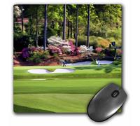 Alfombrilla de rat n de 3dRose LLC, 8 x 8 x 0,25 pulgadas, ""Amen Corner"" en Augusta, Georgia, Golfistas en el puente (mp_53829_1)