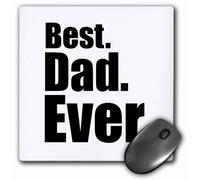 Alfombrilla de rat n de 3dRose LLC, 8 x 8 x 0,25 pulgadas, ""El mejor pap del mundo"" (mp_149806_1)