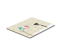 Alfombrilla de rat n multicolor con fox terrier liso, regalos navide os de Caroline's Treasures, 7,75 x 9,25 (BB2570MP)