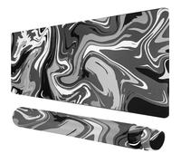 Alfombrilla de rat n para escritorio - Alfombrilla de rat n extendida de 80 x 40 cm para juegos con bordes cosidos, base antideslizante para orde