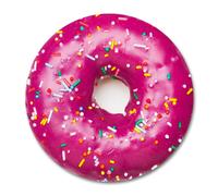 Alfombrilla de rat n redonda Smooffly Donut con estampado de donut morado, alfombrilla de rat n redonda de goma antideslizante, alfombrilla de ra