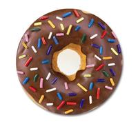 Alfombrilla de rat n redonda Smooffly Donut Simulaci n de donut Alfombrilla de rat n redonda personalizada Foodie