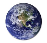 Alfombrilla de rat n redonda Smooffly Earth con dise o de moda de hermoso planeta Tierra y goma de 20 cm