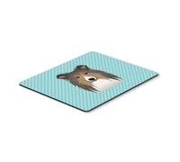 Alfombrilla de rat n/salvamanteles/alfombrilla de rat n con dise o de sheltie azul de cuadros de Caroline's Treasures (BB1180MP)