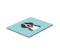 Alfombrilla de rat n/salvamanteles/tapiz de perro de monta a bern s azul con dise o de cuadros de Caroline's Treasures (BB1175MP)