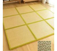 Alfombrilla de ratán tradicional japonesa antideslizante para dormir cómodamente en la sala de estar, sala de juegos, dormitorio (180 x 240 cm)
