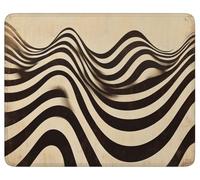Alfombrilla de Ratón 200 x 150 mm, Marrón Alfombrilla Ratón Lavable, k-1916 | Onda Mouse Pad Grande Gaming, con Bordes Cosidos, Base de Goma Antideslizante, Mousepad de Oficina y para Gaming en Casa