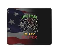 Alfombrilla De Ratón 25X30CM, El Pelo De Perro Es Mi Brillo Tapete Escritorio Antideslizante Mouse Pad Portátil Alfombra Raton para Ordenador Trabajo Escritorio
