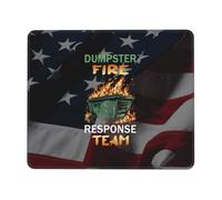 Alfombrilla De Ratón 25X30CM, Equipo De Respuesta Ante Incendios De Contenedores De Basura Mouse Pad Antideslizante Mousepad Portátil Alfombra Raton para Trabajo Oficina Escritorio