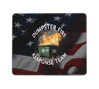 Alfombrilla De Ratón 25X30CM, Equipo De Respuesta Ante Incendios De Contenedores De Basura Mouse Pad Antideslizante Mousepad Portátil Desk Mat para Trabajo Oficina Escritorio