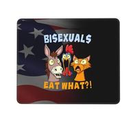Alfombrilla De Ratón 25X30CM, Los Bisexuales LGBTQ Comen Qué Cosas Divertidas Tapete Escritorio Antideslizante Alfombra Raton Duraderos Desk Mat para Oficina Ordenador Escritorio