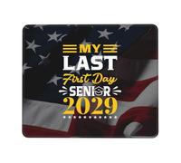 Alfombrilla De Ratón 25X30CM, Mi Último Primer Día Clase De 2029 Mouse Pad Antideslizante Tapete Escritorio Portátil Desk Mat para Ordenador Oficina Trabajo
