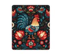Alfombrilla De Ratón 25X30CM, Patrón De Arte Popular Polaco Alfombra Raton Antideslizante Mousepad Portátil Tapete Escritorio para Oficina Trabajo Escritorio