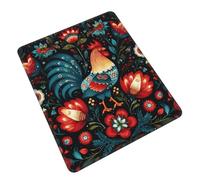 Alfombrilla De Ratón 25X30CM, Patrón De Arte Popular Polaco Mouse Pad Lavable Mousepad Duraderos Alfombra Raton para Escritorio Oficina Ordenador