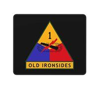 Alfombrilla De Ratón 25X30CM, Primera División Blindada del Ejército De Los Estados Unidos CSIB Alfombra Raton Portátil Mouse Pad Duraderos Desk Mat para Ordenador Oficina Escritorio