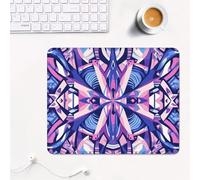 Alfombrilla de Ratón 260 x 210 x 3 mm, Mouse Pad con Base de Goma Antideslizante, Superficie de Tela Suave y Lavable, Seguimiento Preciso para Ordenador PC, Portátil y Oficina - Púrpura & Sueño XS#321