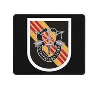 Alfombrilla de Ratón 5.º Grupo de Fuerzas Especiales del Ejército de | Alfombrilla Gaming Oficina 25x30cm Bordes Cosidos Mouse Mat Antideslizante Alfombrilla Ratón Juegos Laptop