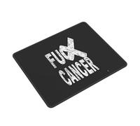 Alfombrilla De Raton A La Mierda El Cáncer con Un Lazo para Crear Conciencia Cuadradada Superficie Antipolvere Mouse Pad Impermeable Alfombrilla Ratón para Computadora Pc Home Office M