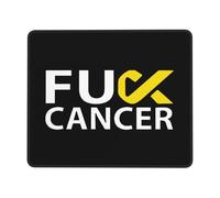 Alfombrilla De Ratón, A La Mierda El Cáncer Infantil Alfombrilla Gaming Antideslizante Gaming Mouse Pad Ergonómico Tapete De Juego para Jugadore Ordenador 25X30Cm