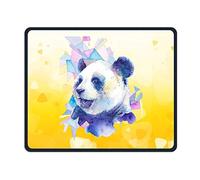 Alfombrilla de ratón Acuarela Zoo Panda Smile Office Rectángulo antideslizante Alfombrilla de ratón de goma Cool Gaming Alfombrilla de ratón para laptops Monitores de computadora Tablets Teclados