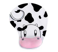 Alfombrilla de ratón, Almohadilla de ratón ergonómica, reposamuñecas de Gel elástico Protegido, Alfombrilla de ratón con Base de Goma Antideslizante